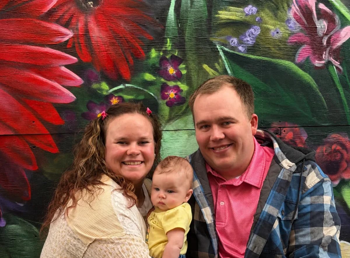 Hunter Klaassen and his family in Jackson, Michigan